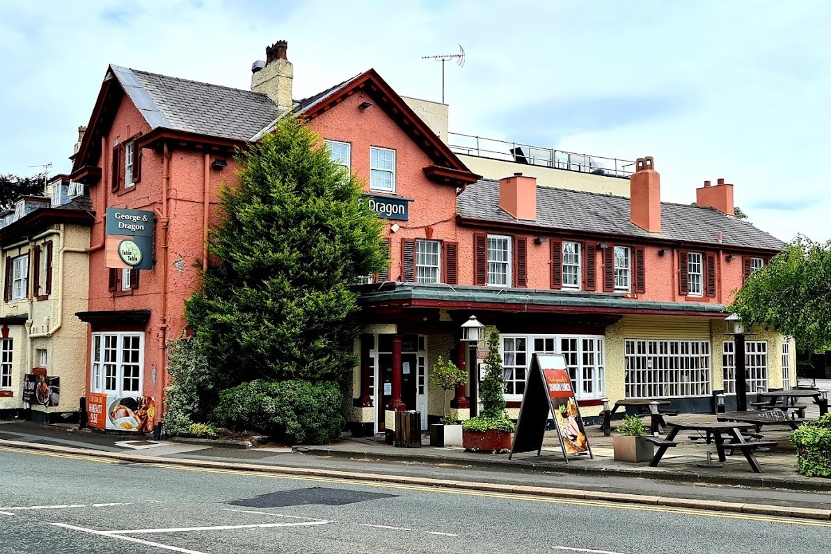 GEORGE & DRAGON exterior look street view